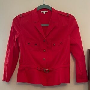 PAULE KA Red Blazer like new size 6